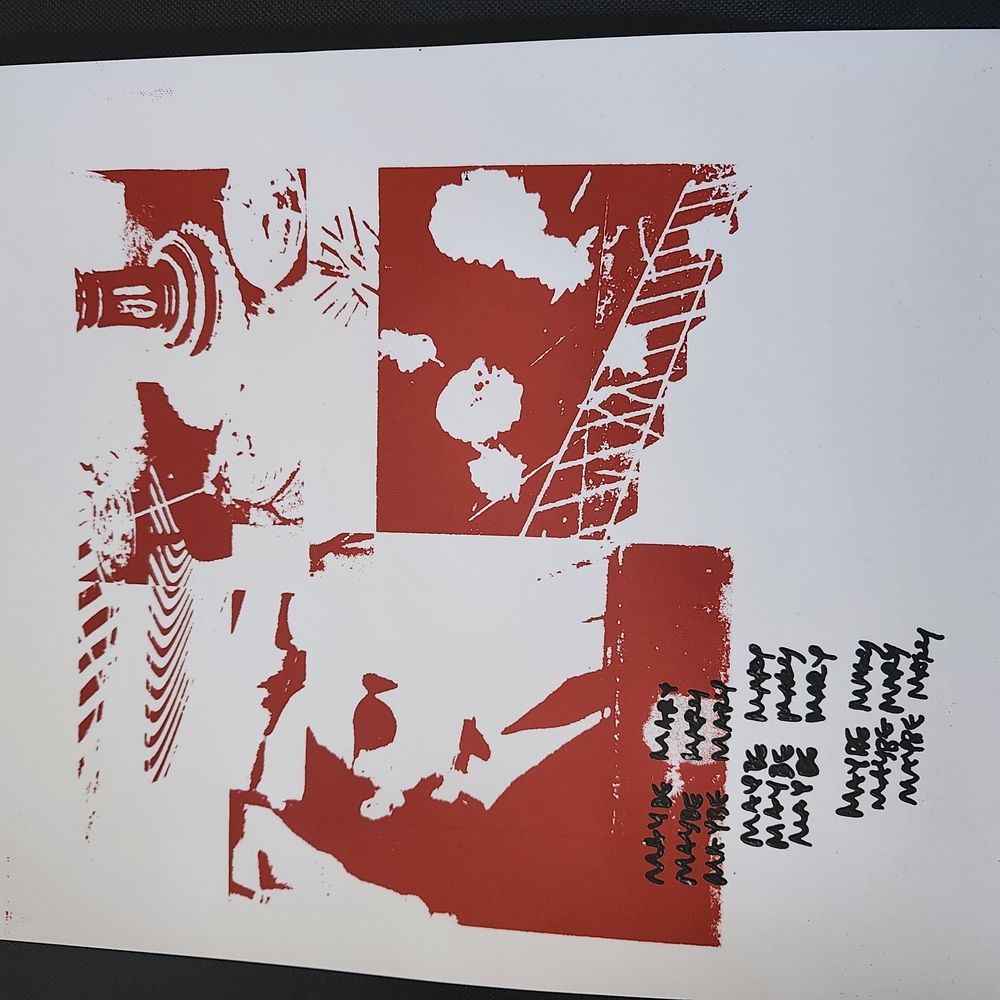 Abstract Art Print Maybe Mary Lithograph Moma Andy Warhol Robert Longo Basquiat